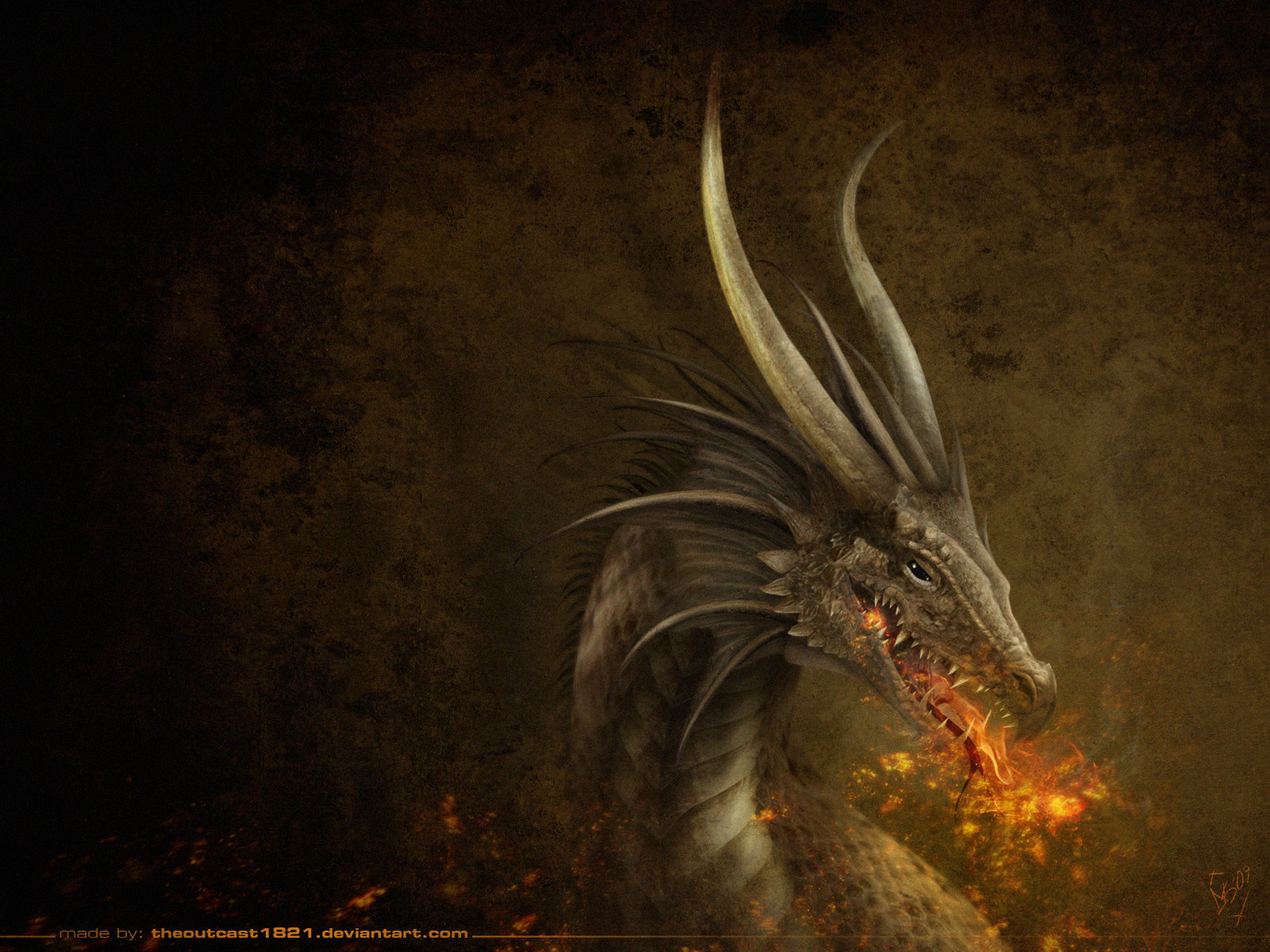 The Dragon Wallpaper By Theoutcast1821