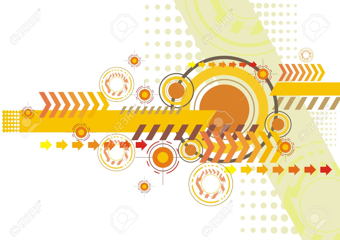 Yellow White Techno Abstract Wallpaper Background Royalty Svg