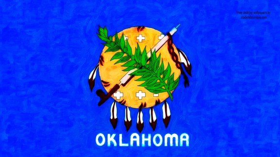 Portfolio Desktop Wallpaper Background Oklahoma Ok Flag