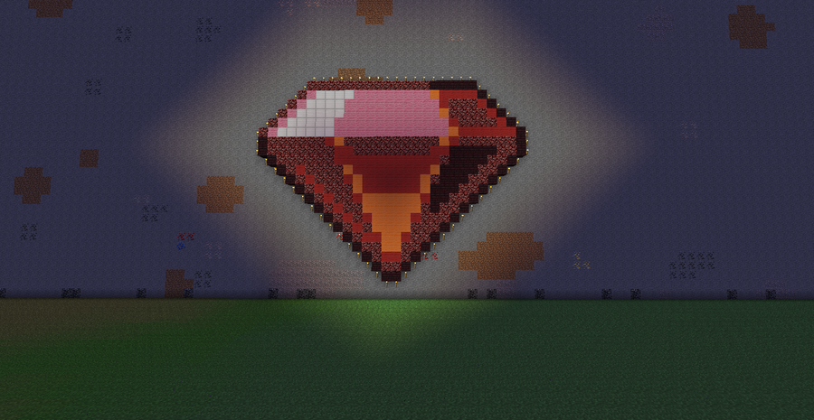 Minecraft Red Chaos Emerald By Destro The Dragon