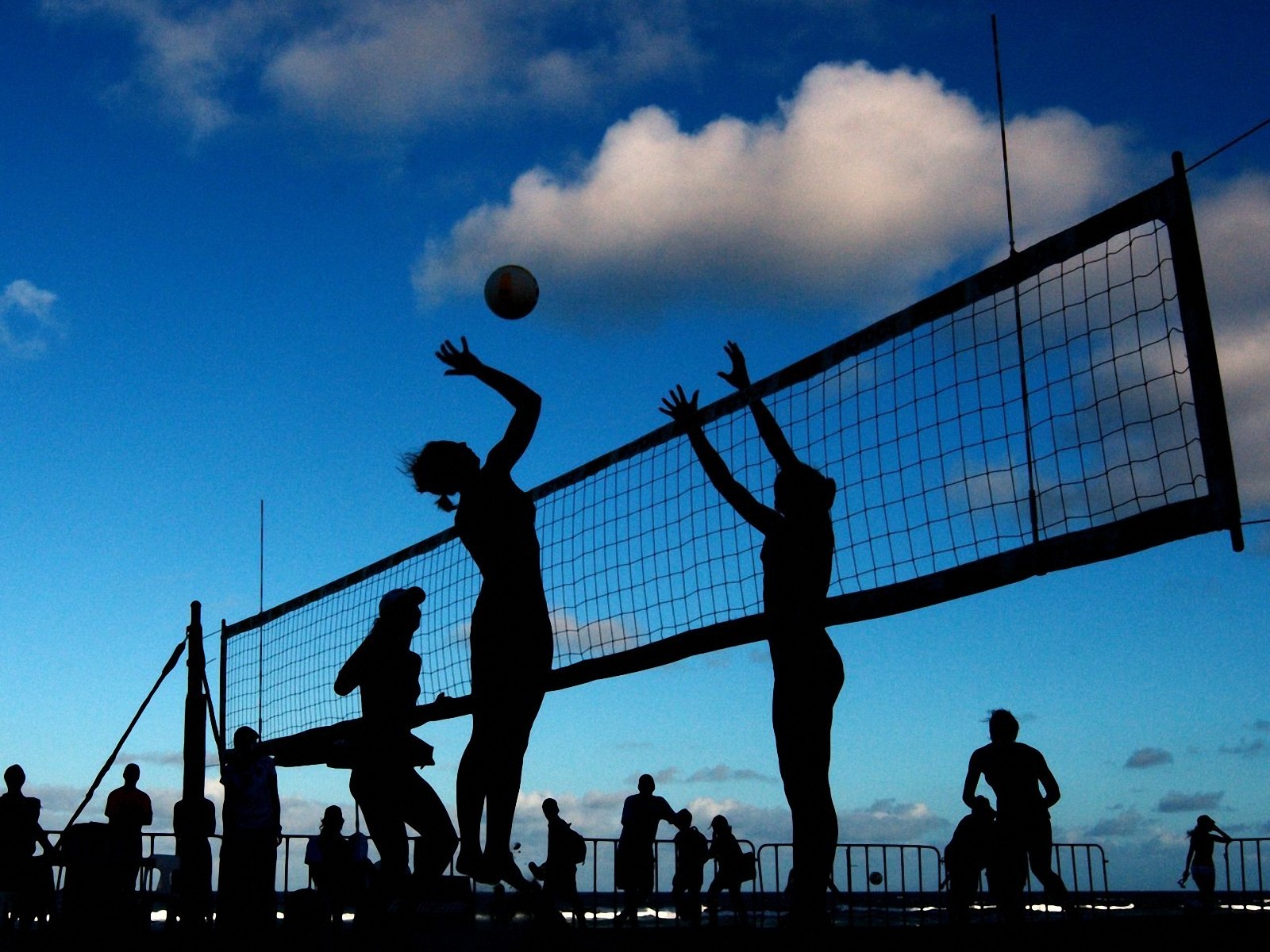 Volleyball Night Wallpaper Beach Pictures