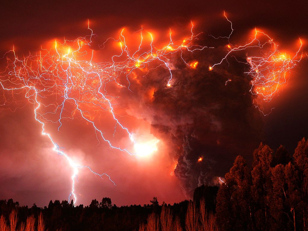 Storms Of Volcanic Lightning
