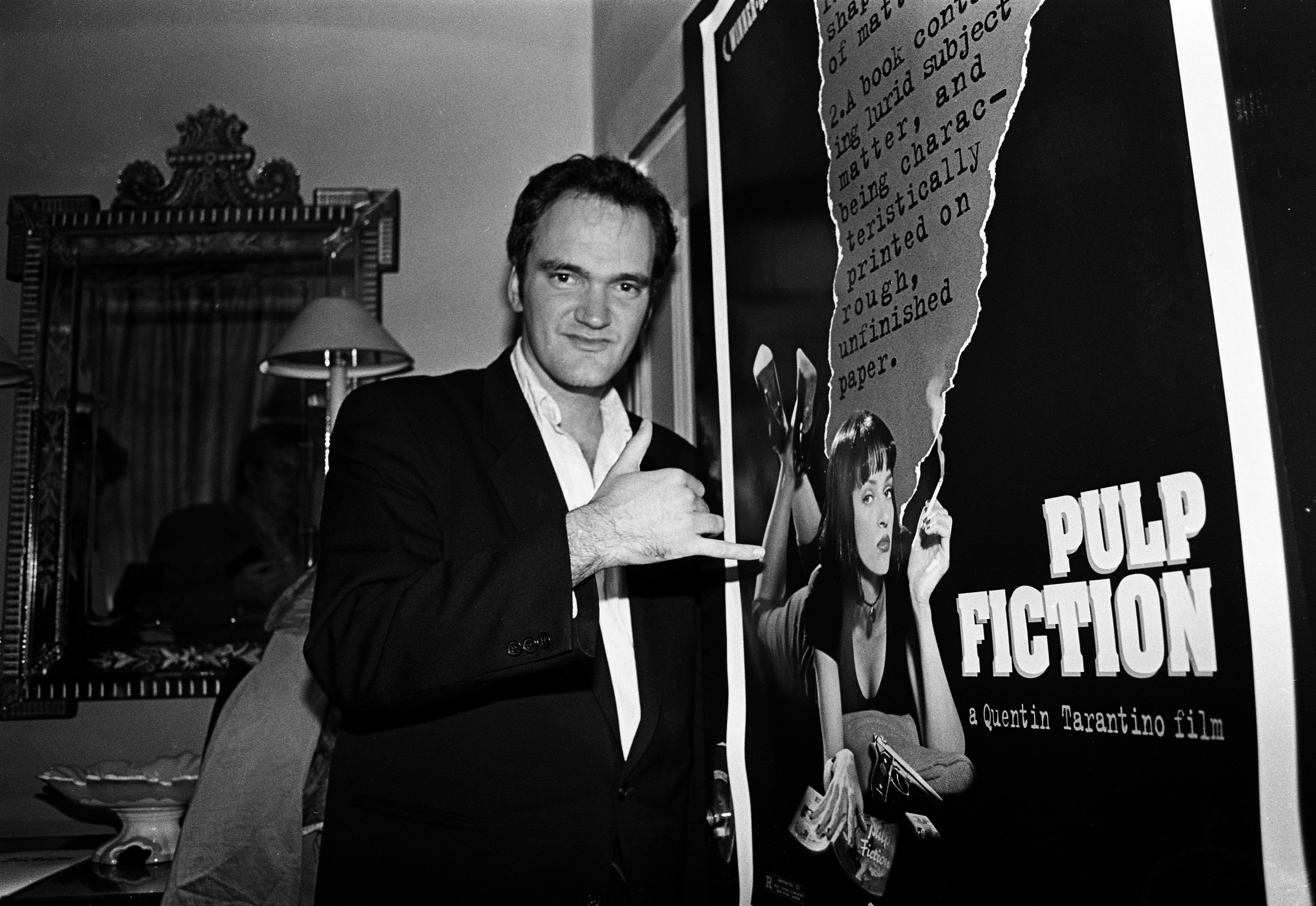 Quentin Tarantino Behind The Scenes Photos From Once Upon A Time