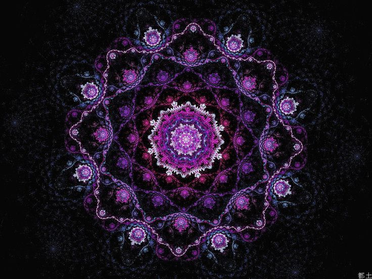Beautiful Purple Mandala Mandalas