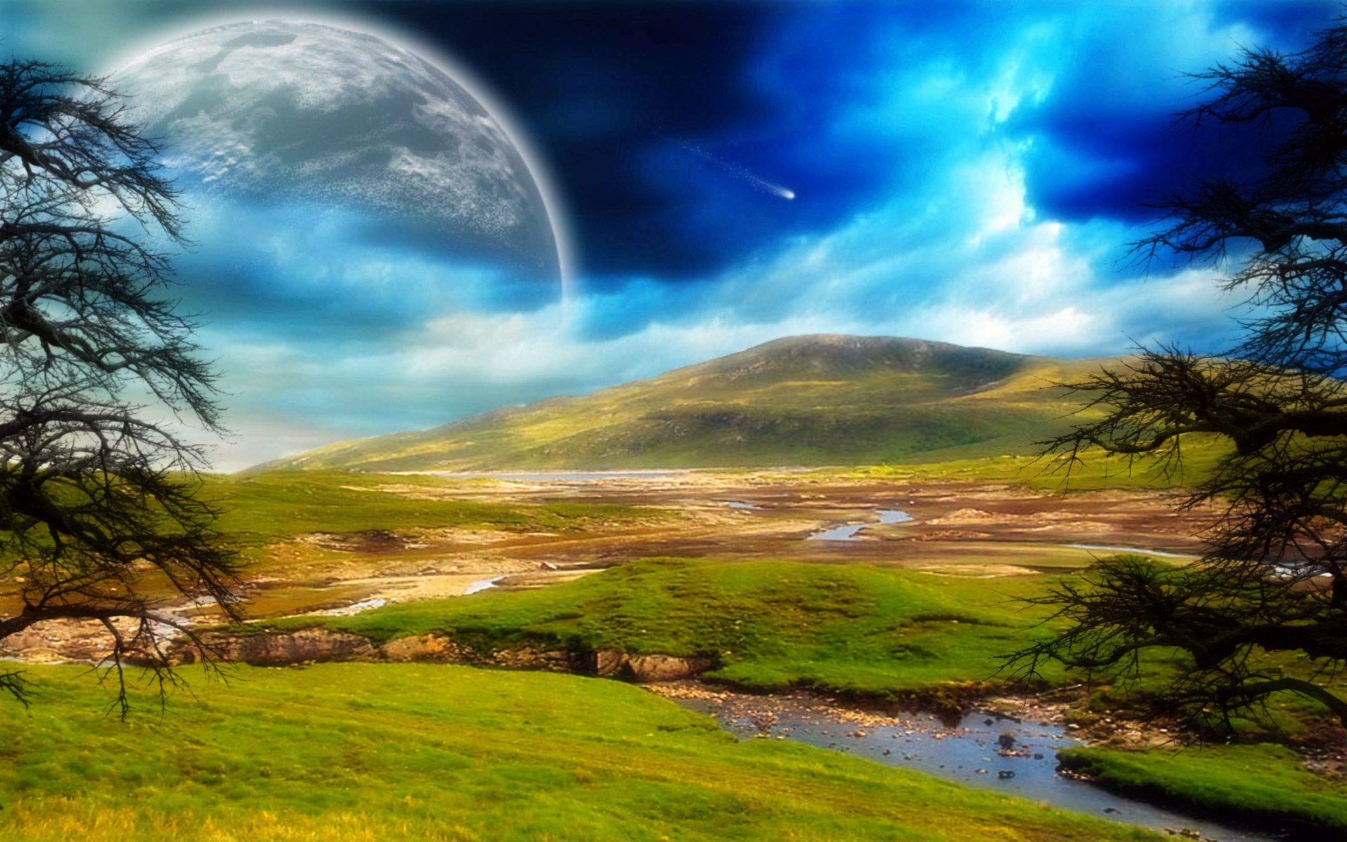 Sci Fi Landscape Wallpaper