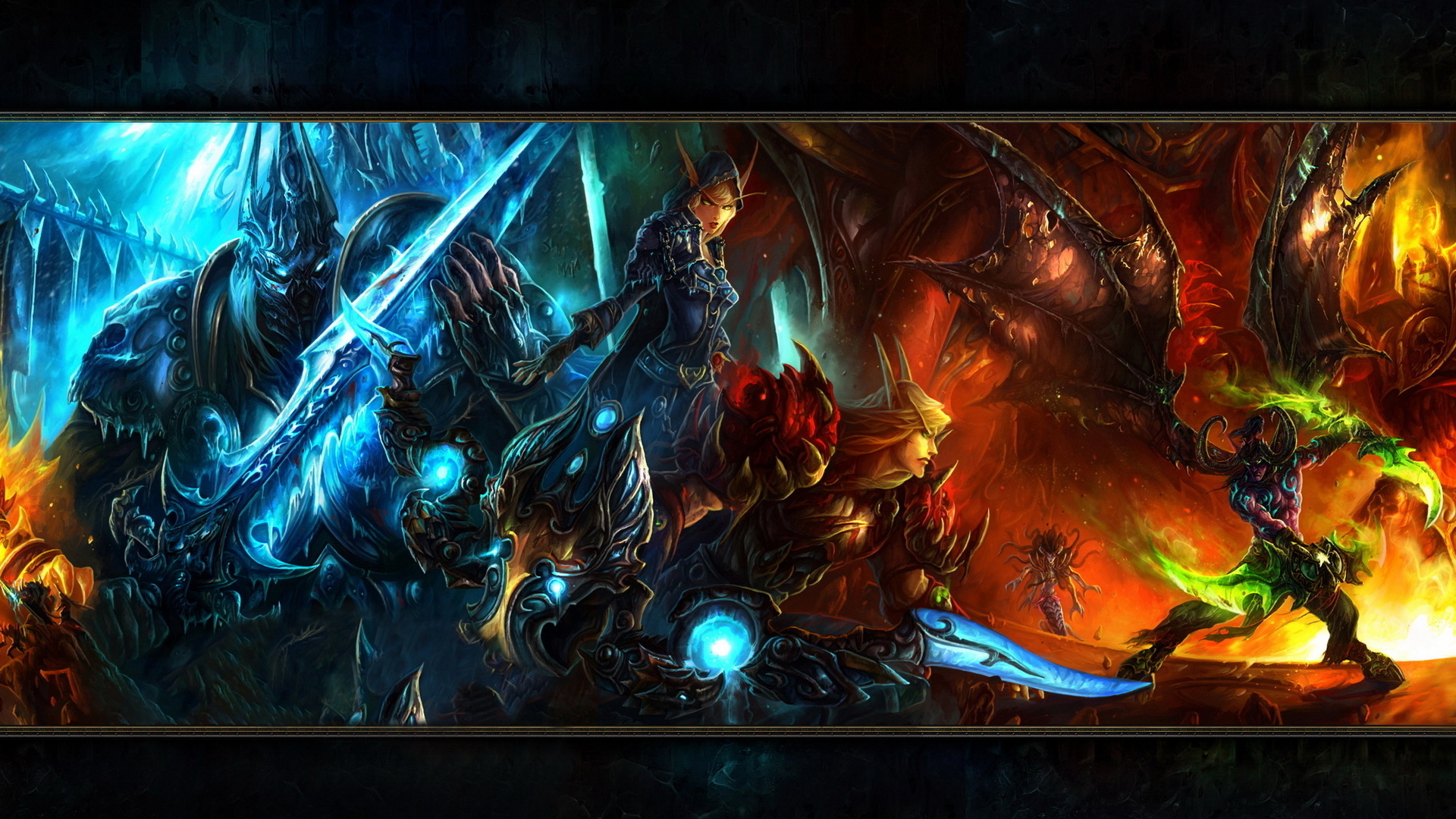 Wallpaper Warcraft Blizzard World Of Wow Spiele Gro E