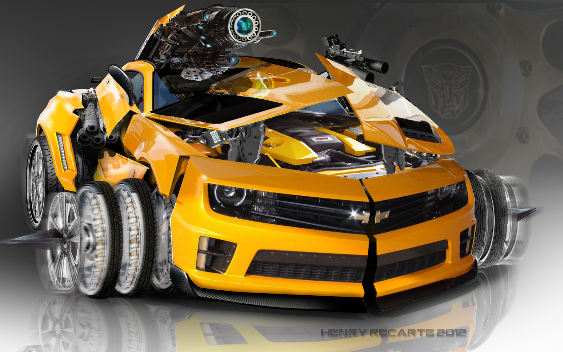 Download bumble bee camaro to your desktop If You Want More Wallpaper