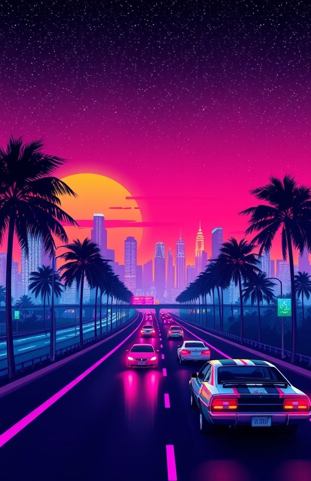 Retrowave Wallpaper
