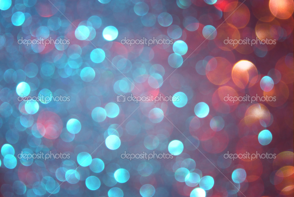 Light Blue Glitter Background Lights Background
