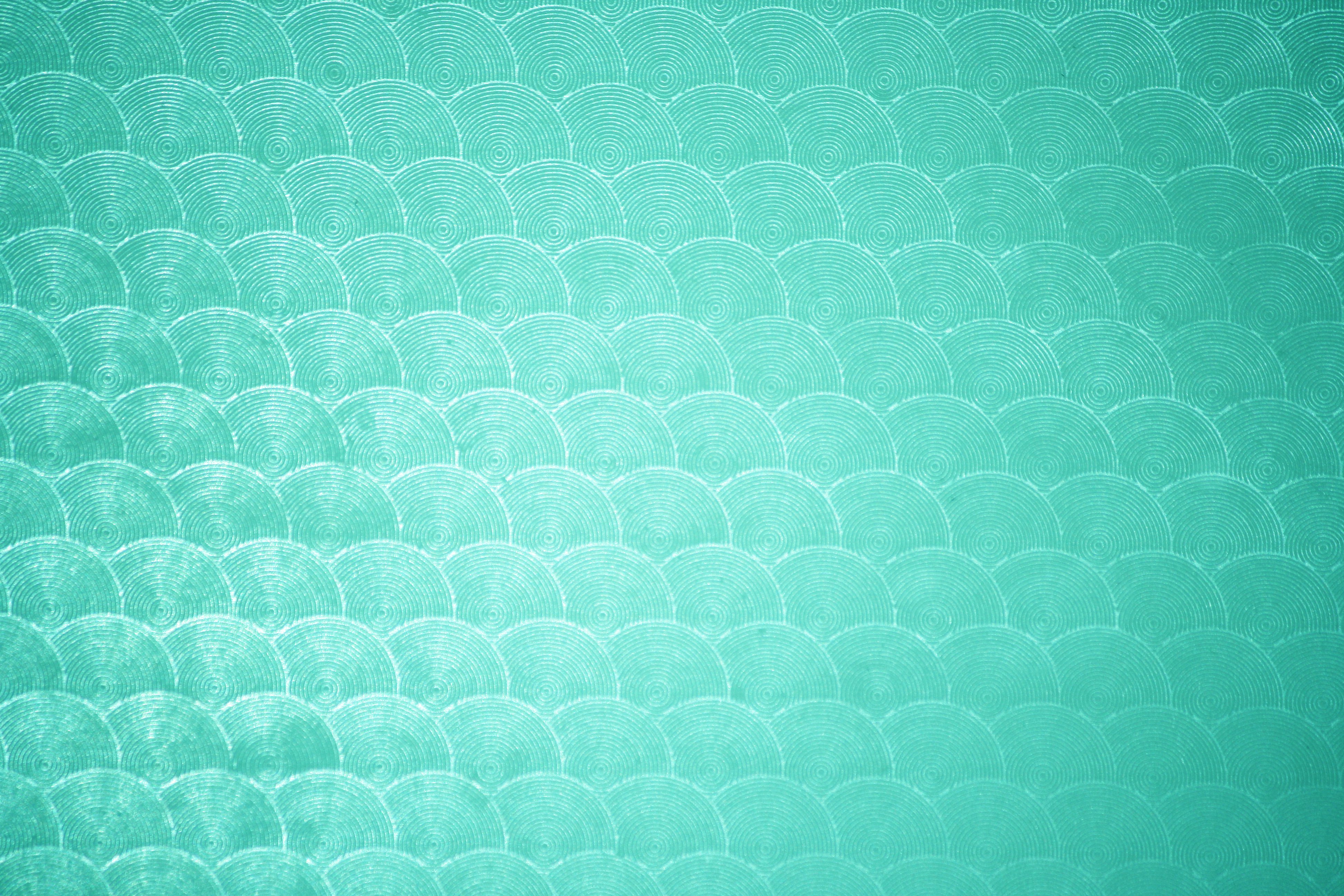 Aqua Green Circle Patterned Plastic Texture Picture Photograph