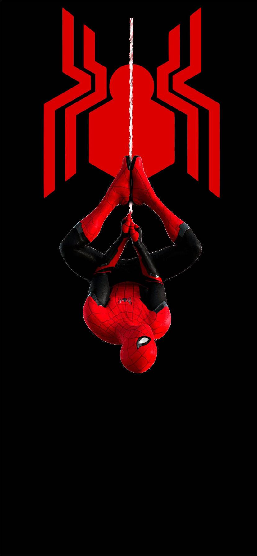 Spider Man Upside Down Marvel iPhone Xr Wallpaper