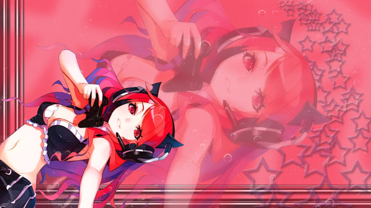 Anime Gamer Girl Wallpaper by sonicrules13s