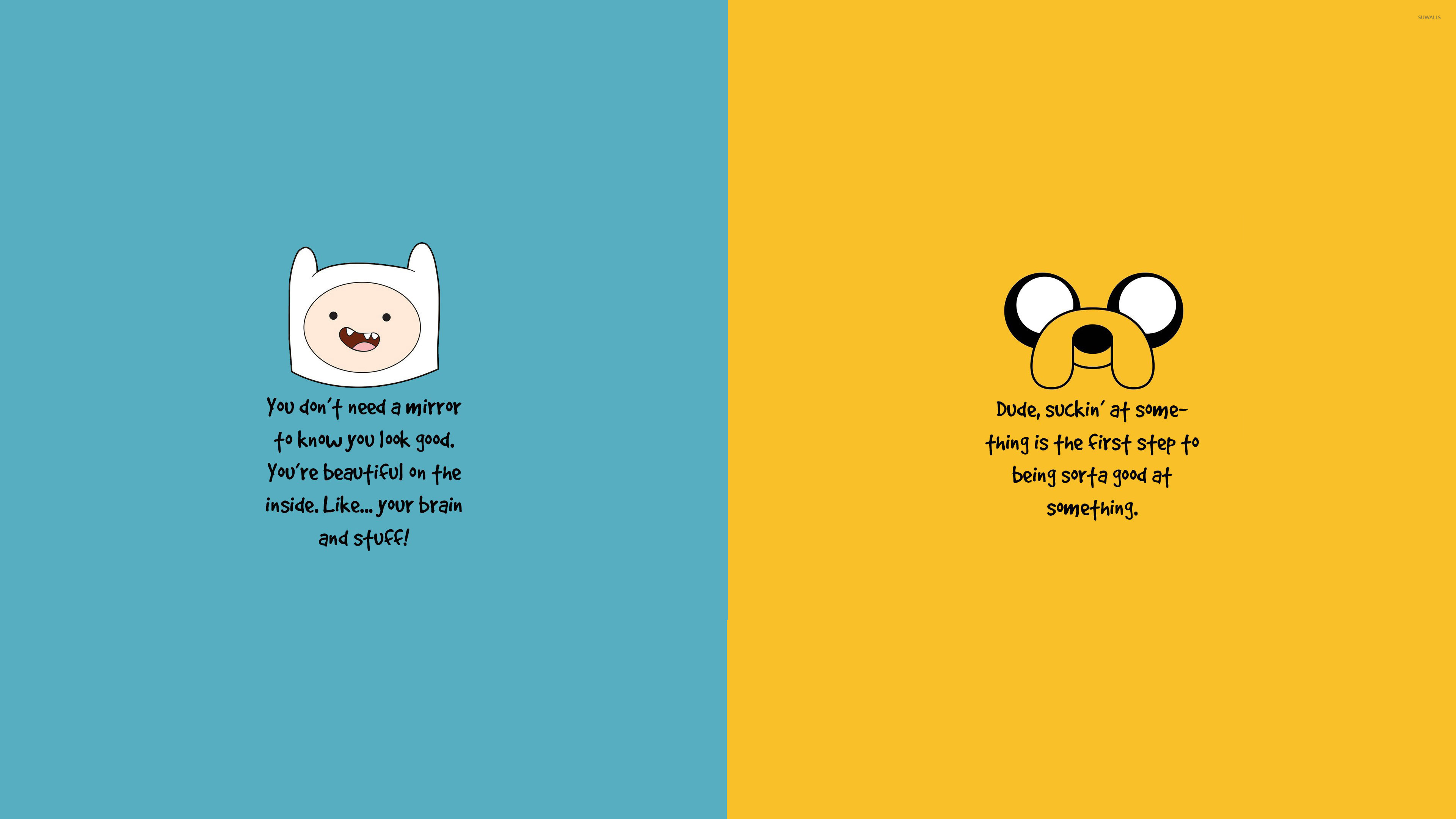 Adventure Time Motivation Wallpaper