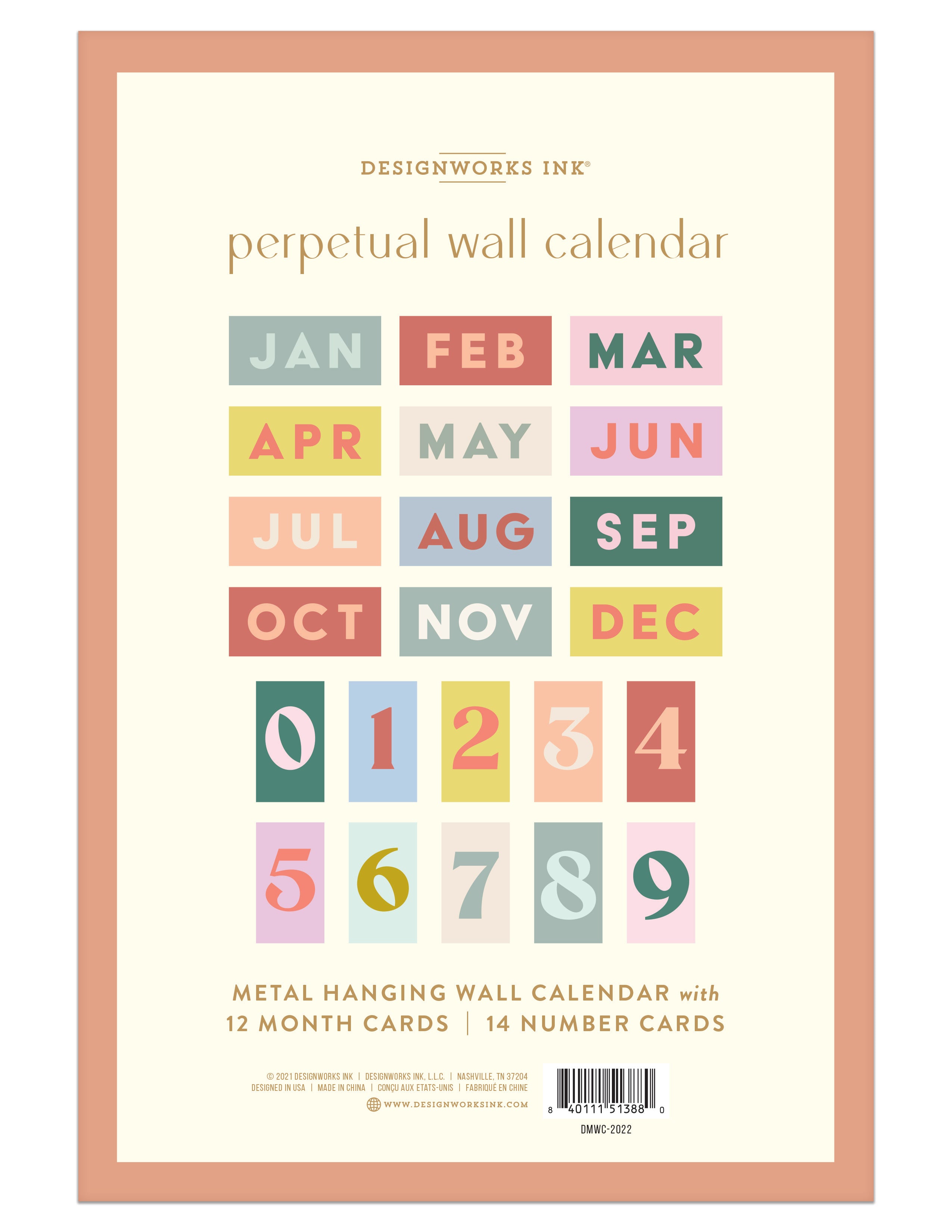 Perpetual Wall Calendar Designworks Ink Wallpaper