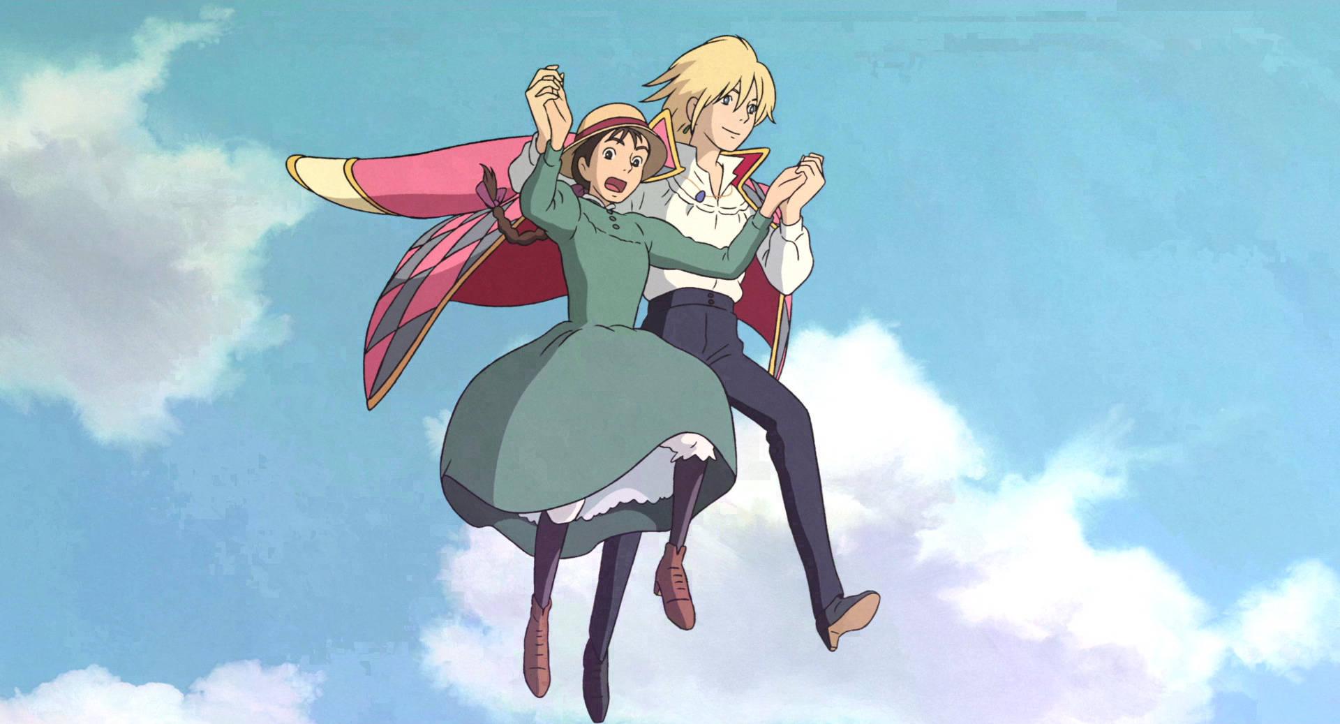 Anime Couple Howl S Moving Castle Wallpaper