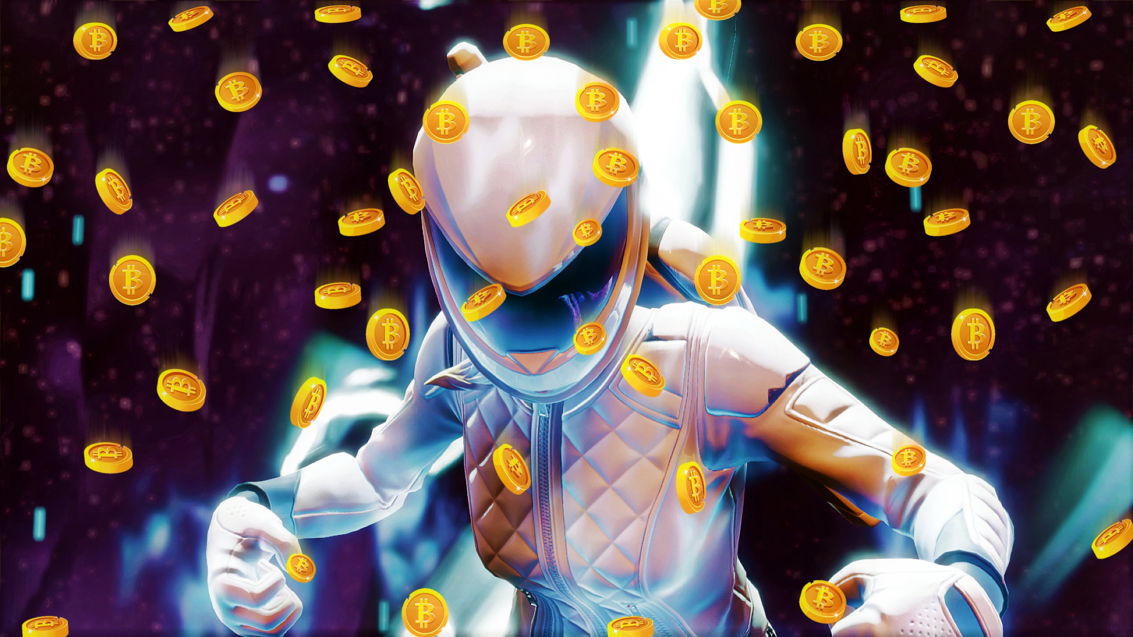 Bitcoins From Above Whiteout Fortnite Battle Royale X7716