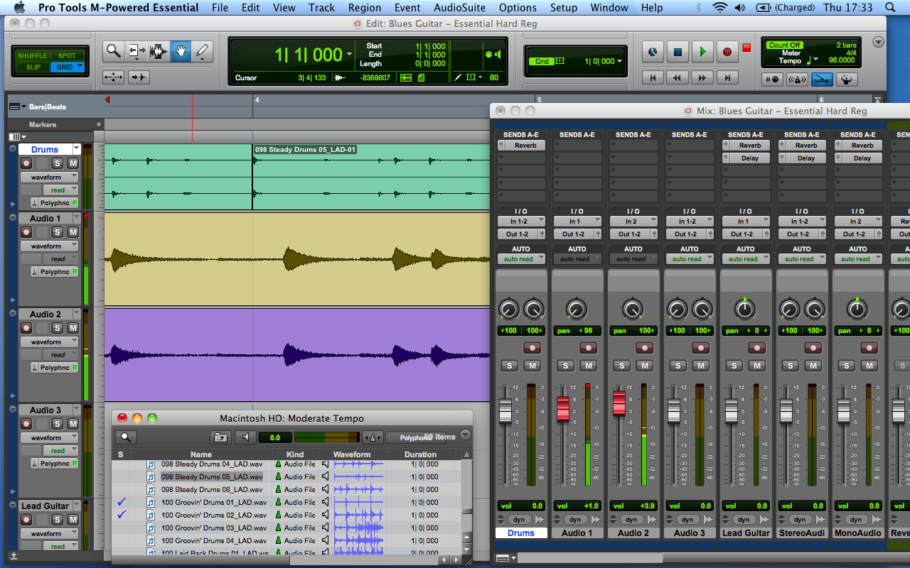 recording audio in pro tools 10