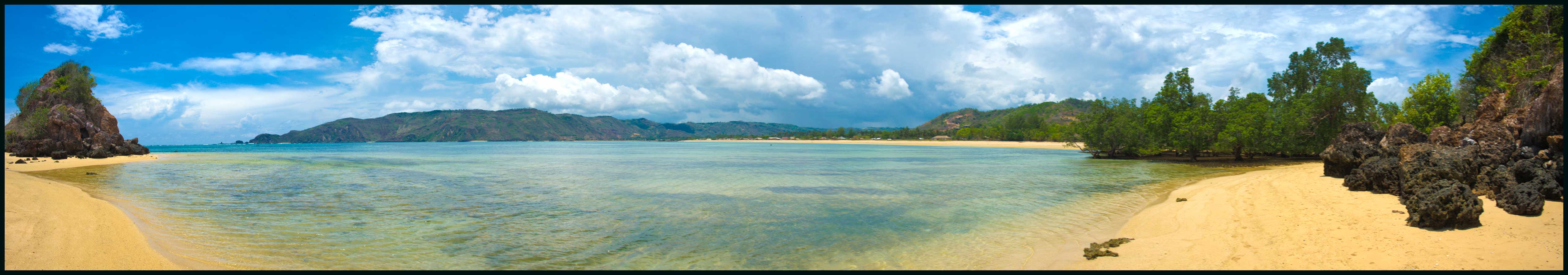 Kuta Beach Panorama By Partoftime