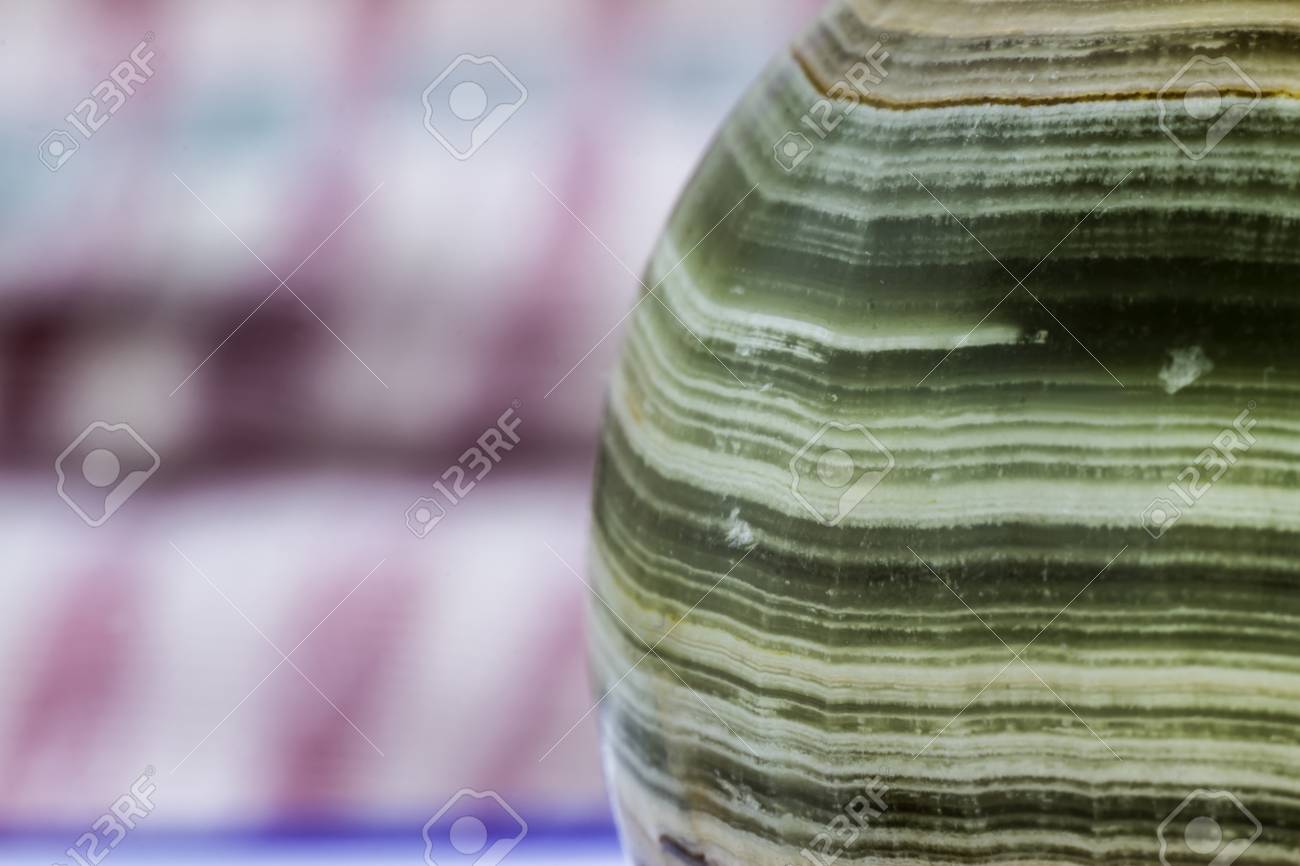 Macro Photo Texture Of Polished Onyx Stone On A Motley Background