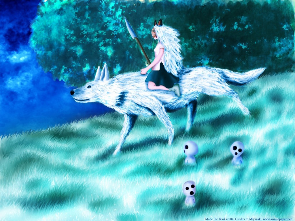 Princess Mononoke Full HD Widescreen Wallpaper
