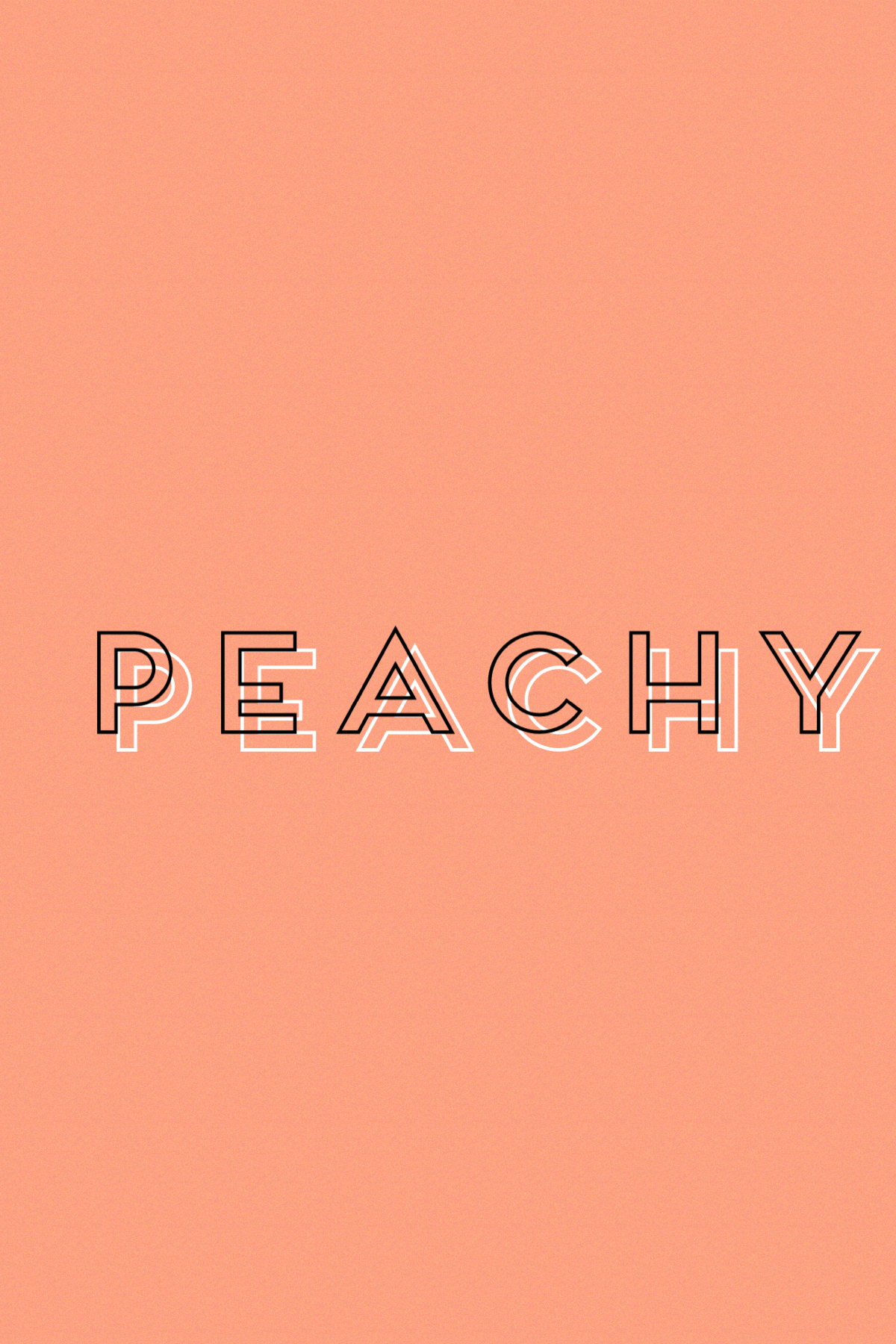 Aesthetic Peach Pastel Colors Wallpaper