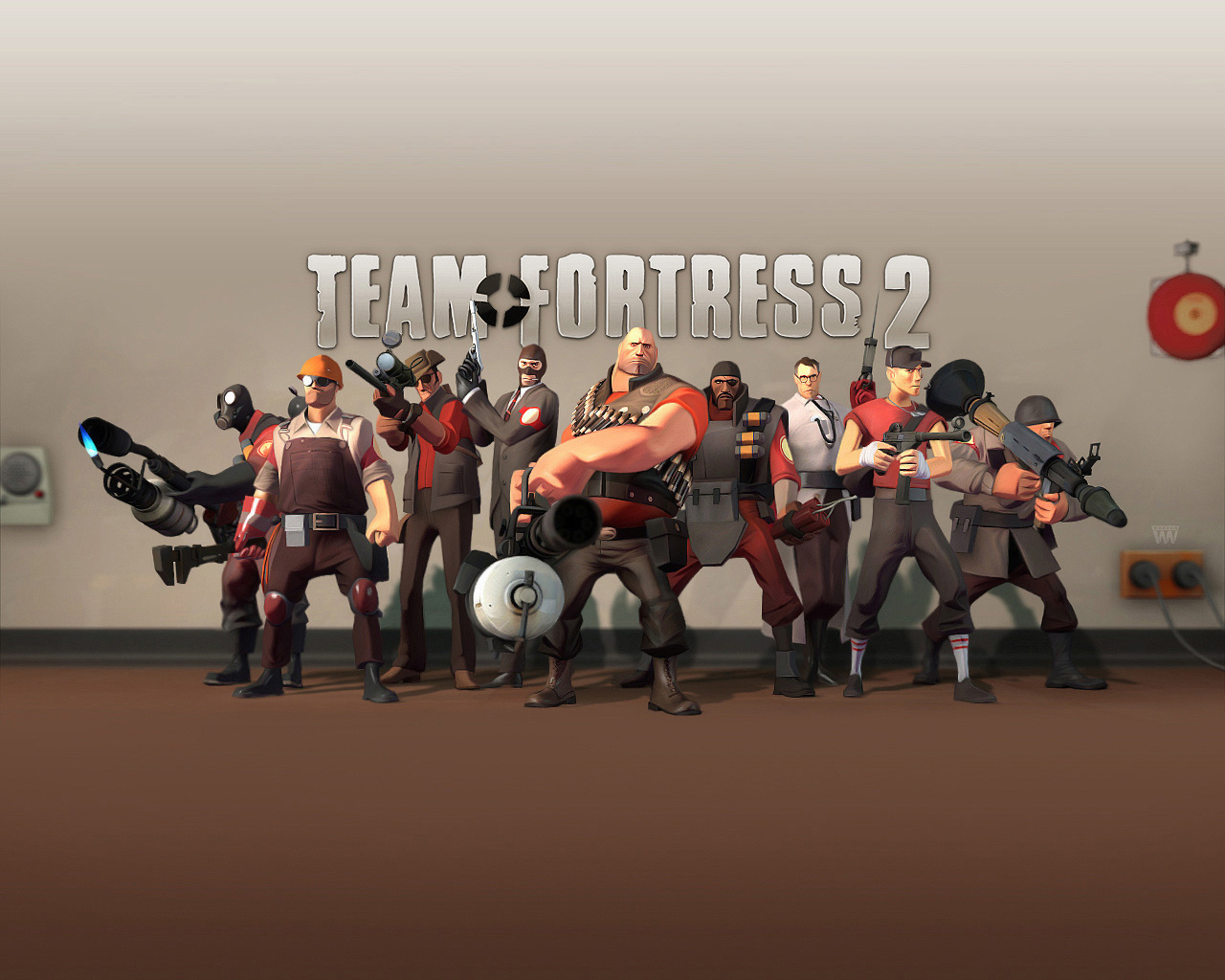 Team Fortress Puter Wallpaper Desktop Background