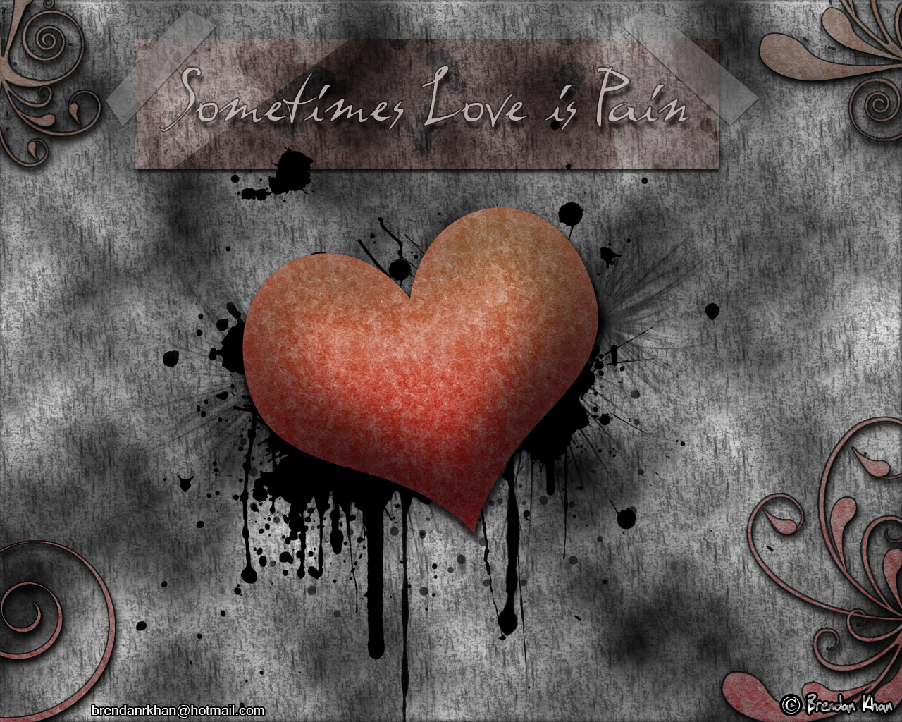 Wallpaper For Puter Sometimes Love Is Pain