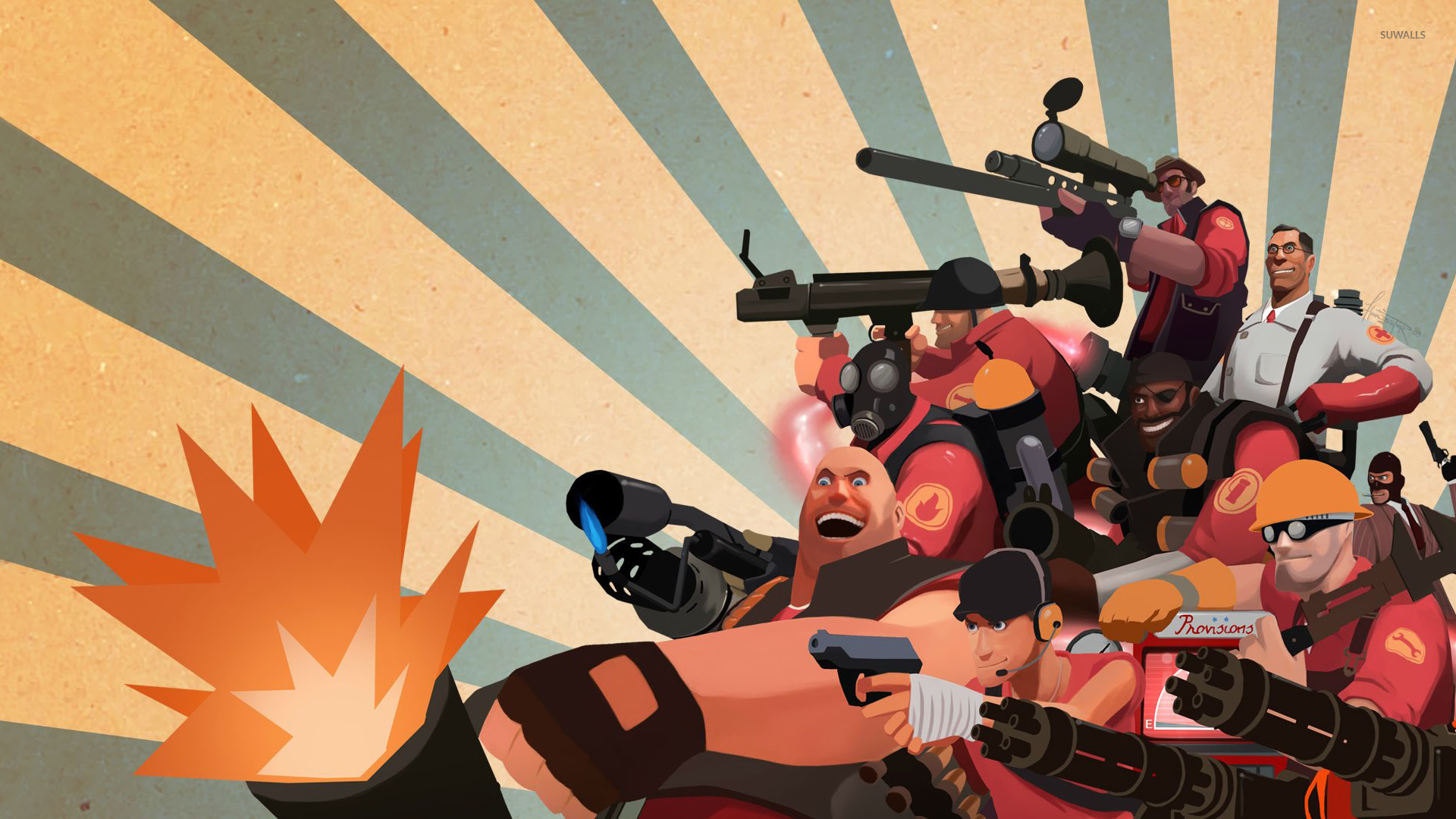 Team Fortress Wallpaper Game