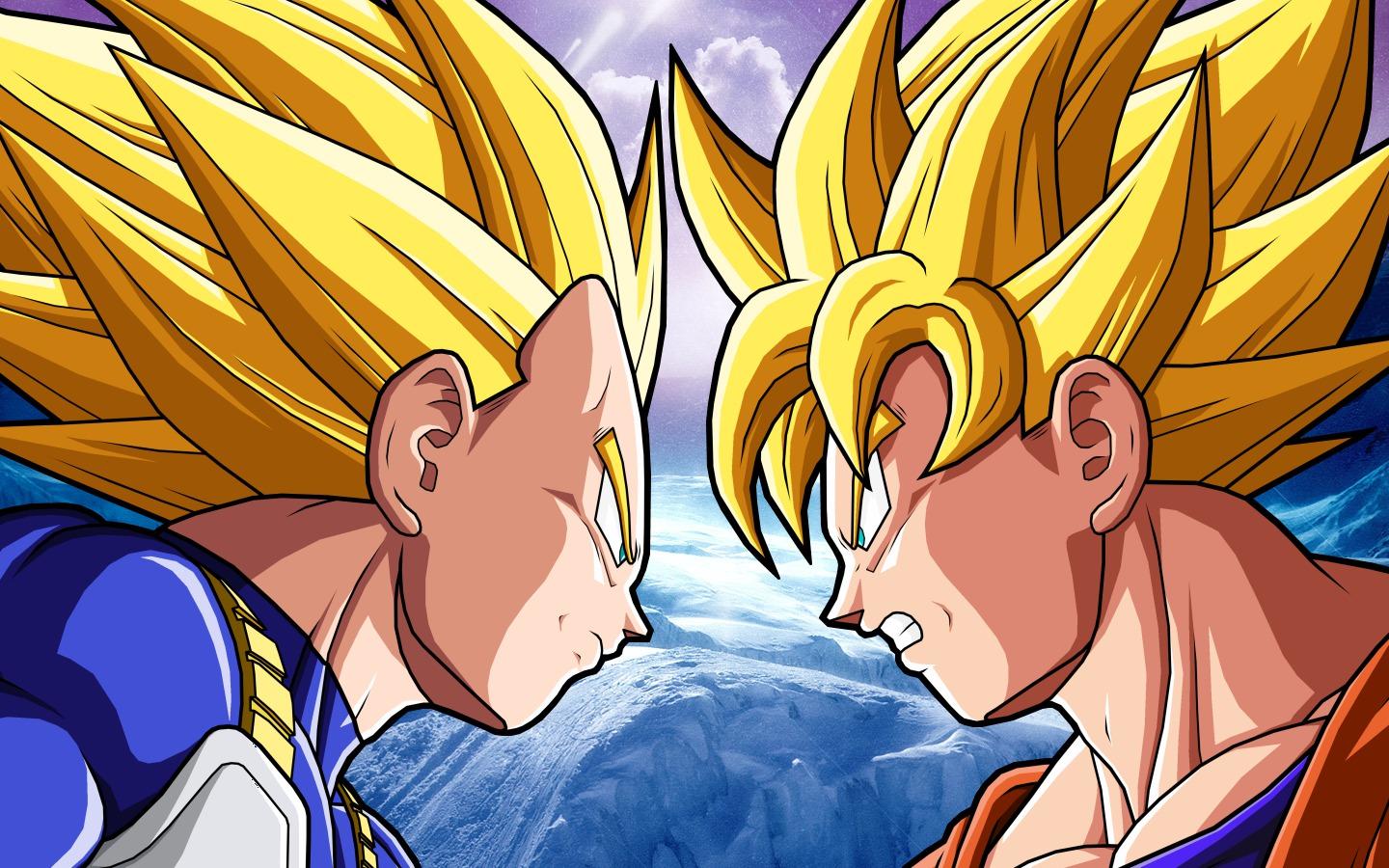 Wallpaper Vegeta ssj2 Vs Goku Imagenes De Dragon Ball Z