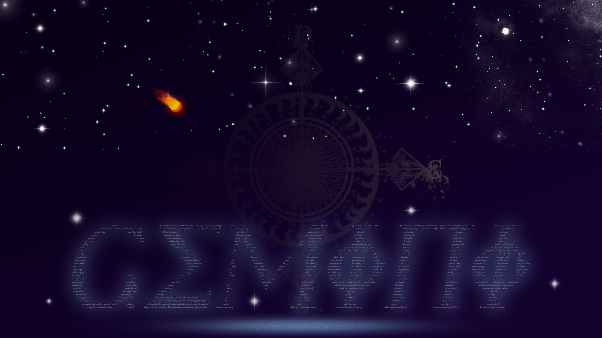 Gemini Zodiac Astrology Symbolic HD Wallpaper by Sleepy Stardust
