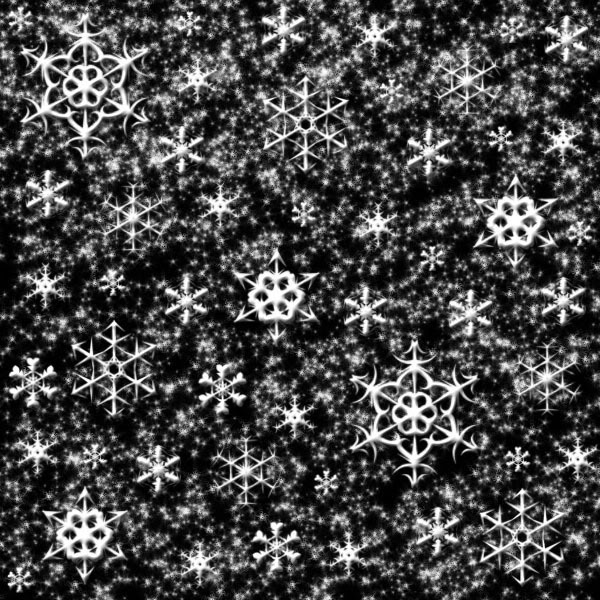 Black And White Snowflake Background Wallpaper