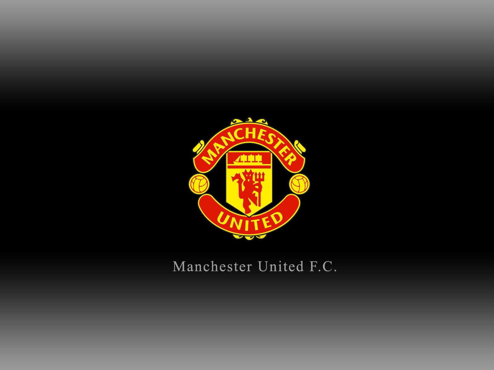 Manchester United FC Logo Wallpaper for Desktop and PC Widescreen and