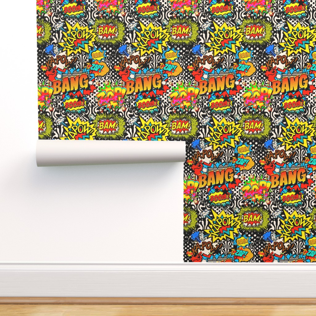 Zap Bam Boom On Isobar By Whimzwhirled Roostery Home Decor
