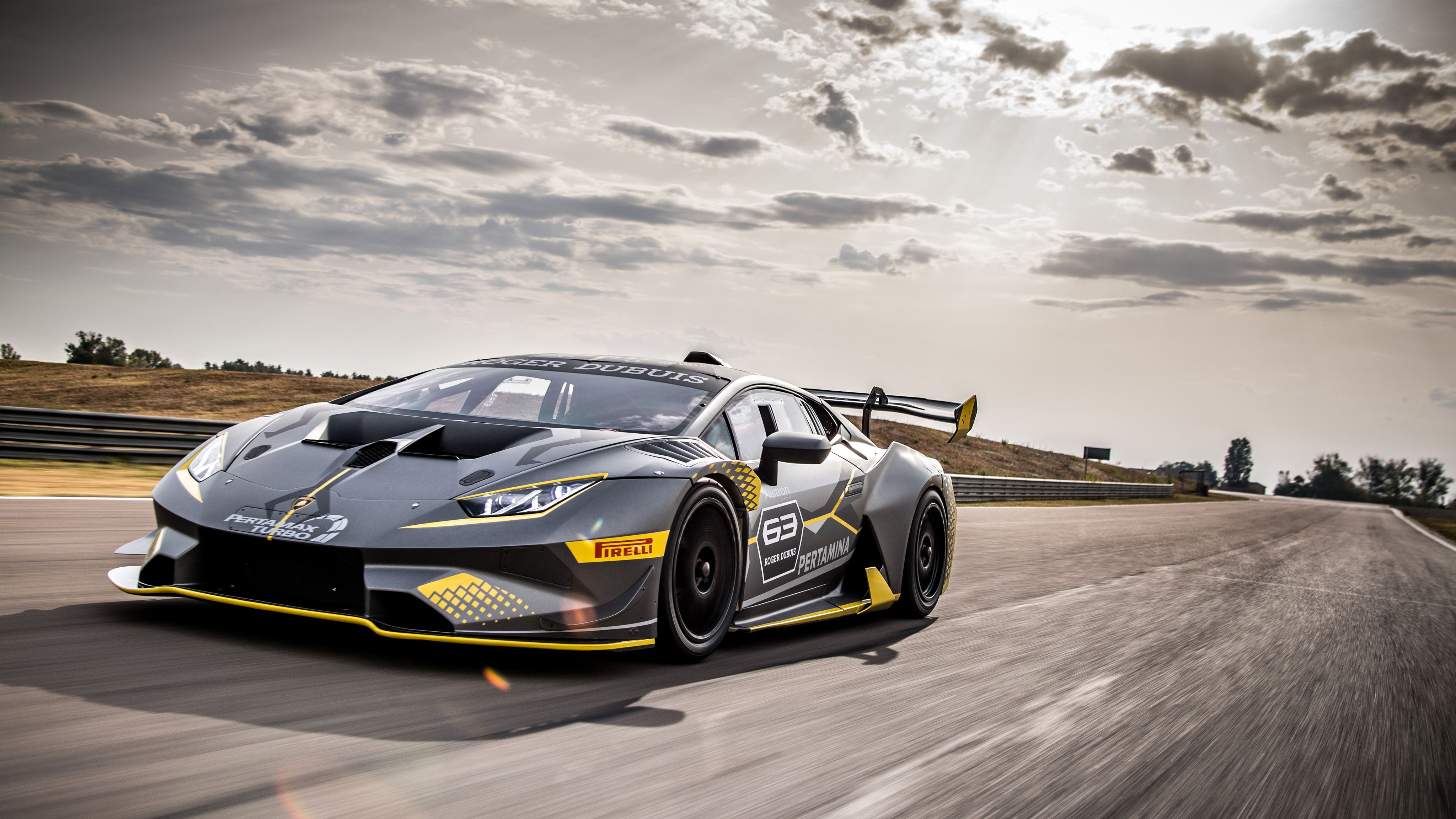 Lamborghini Huracan Super Trofeo Evo 4k Wallpaper