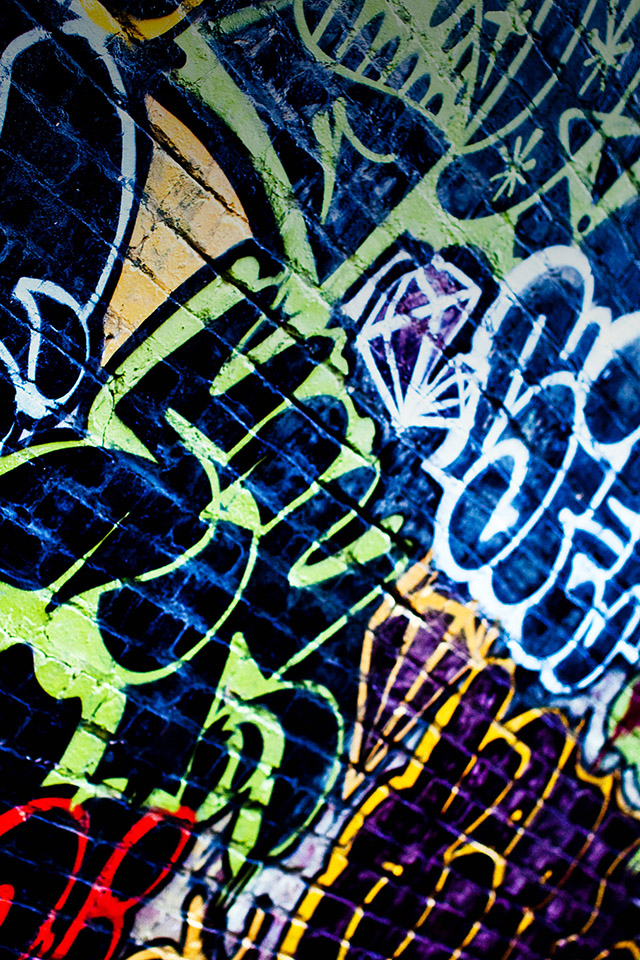 Ios7 Graffiti World Parallax HD iPhone iPad Wallpaper