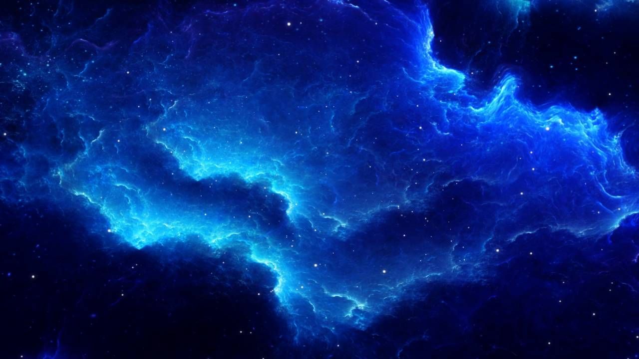 Galaxy Magic Animated Background To Use Blue