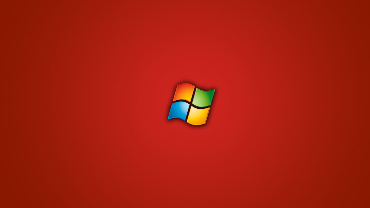 Windows Basic Wallpaper Red