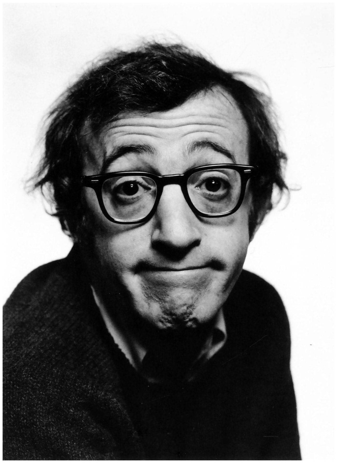 Woody Allen Black And White Photography Art Wallpaper