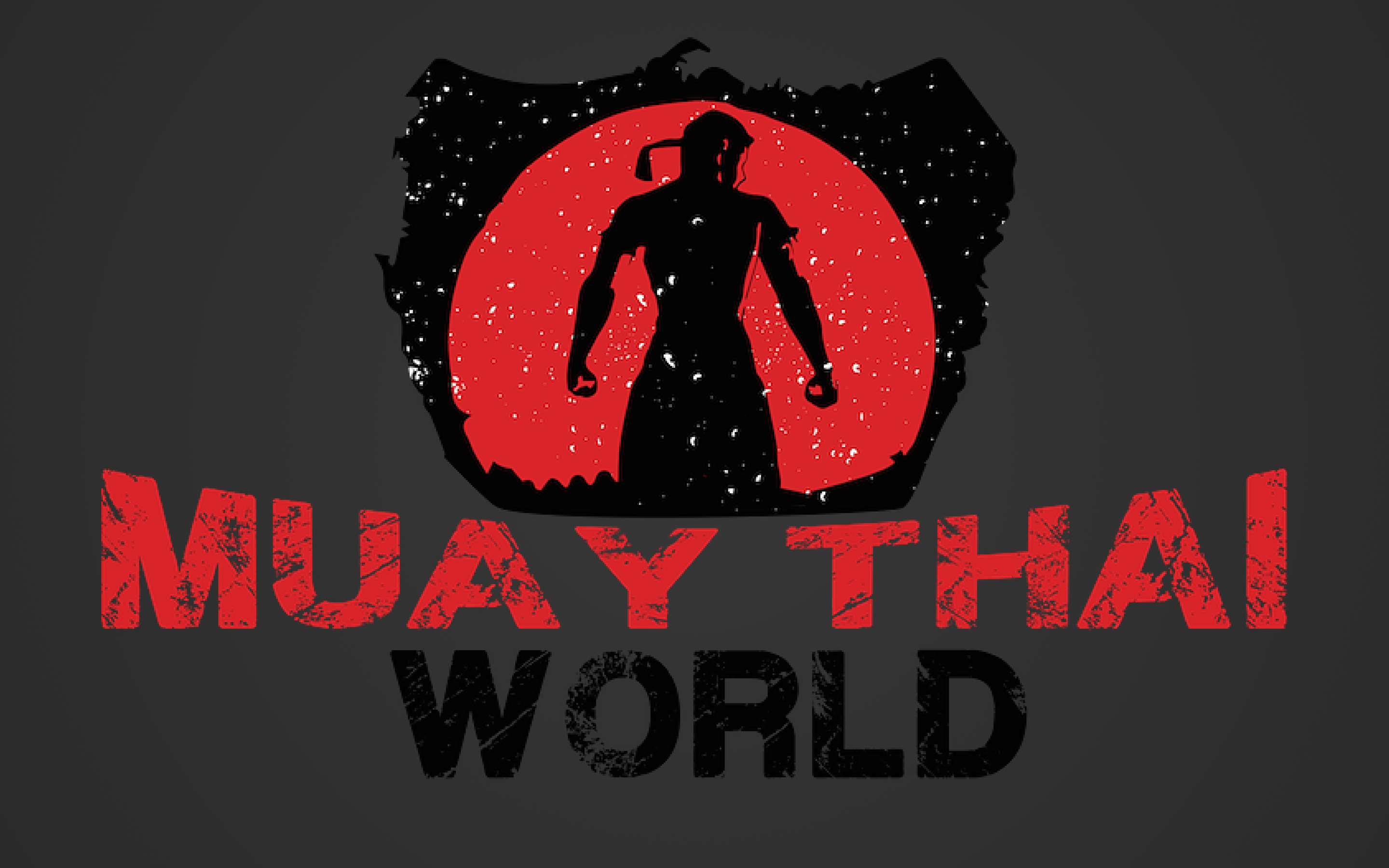Muay Thai Boxing Wallpaper World Logo