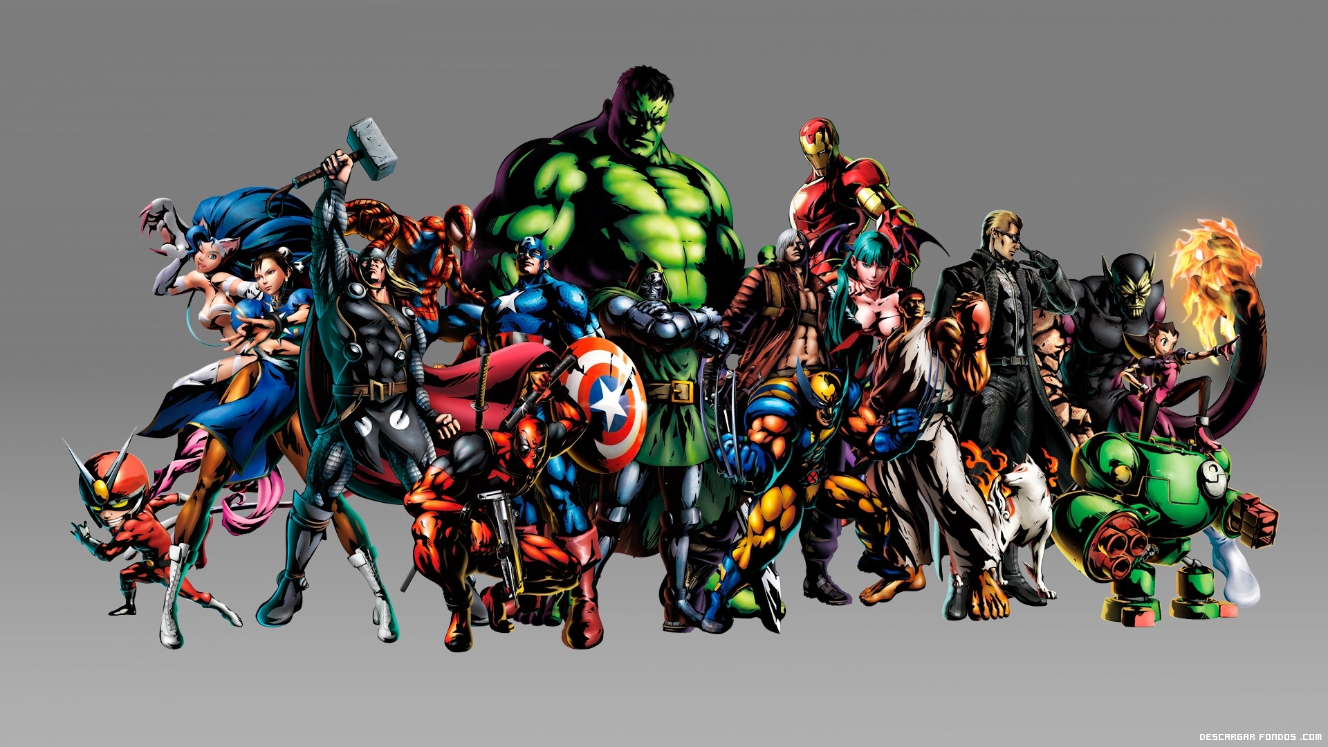 Download Marvel Super Heroes HD Wallpaper Full Size