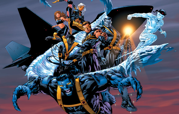 Wallpaper X Men Nightcrawler Cyclops Storm Colossus Iceman