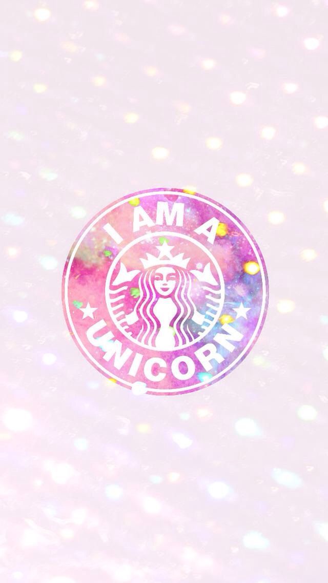 I M A Unicorn Background Starbucks Wallpaper Pink