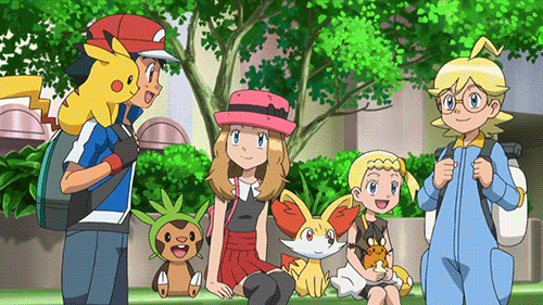 Pokemon Xy Wallpaper Image In The Ash And Serena Club Tagged