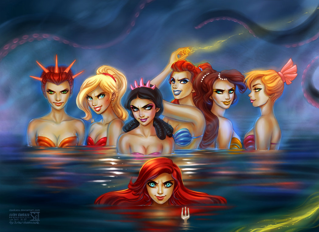 Disney mermaids   Disney Princess Fan Art 28102067