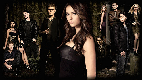 The Vampire Diaries Full Cast Wallpaper 5173584960 Jpg