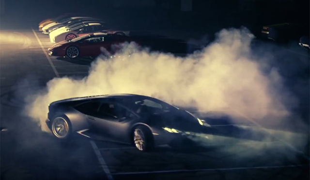 Lamborghini Huracan Does Ferocious Drift