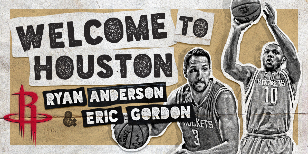 Rockets Sign Agents Ryan Anderson And Eric Gordon Houston