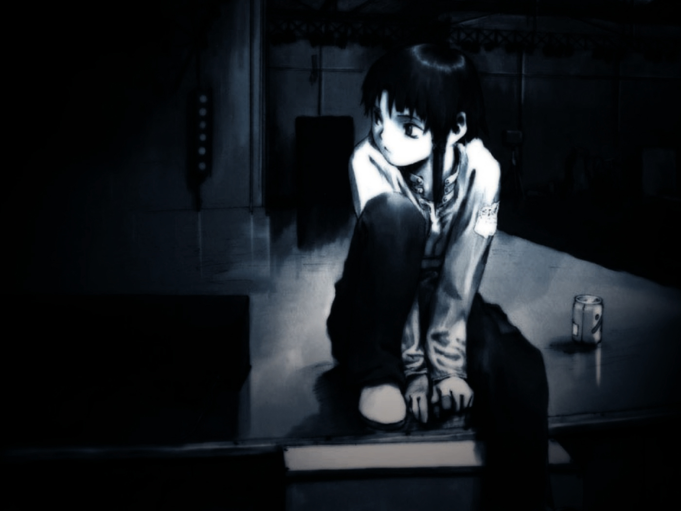 Wallpaper Serial Experiments Lain Kmylla Animes