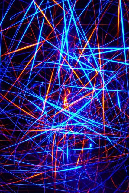 Neon Abstract Lines iPhone Wallpaper Ret Jpeg