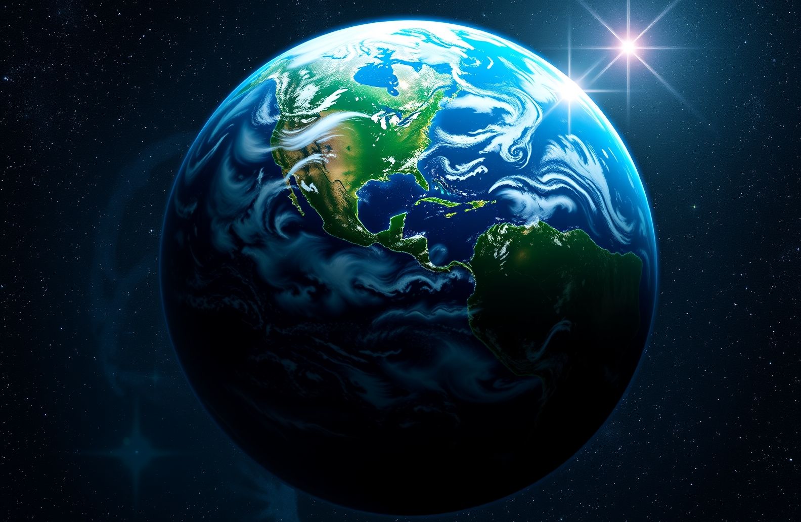 Earth From Space Hd Wallpaper